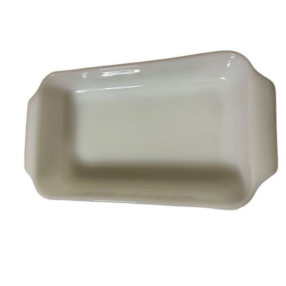 Fire King ANCHOR HOCKING 1.5Q Casserole Dish Atomic Star Candle Glow 432 Vintage - Picture 3 of 9